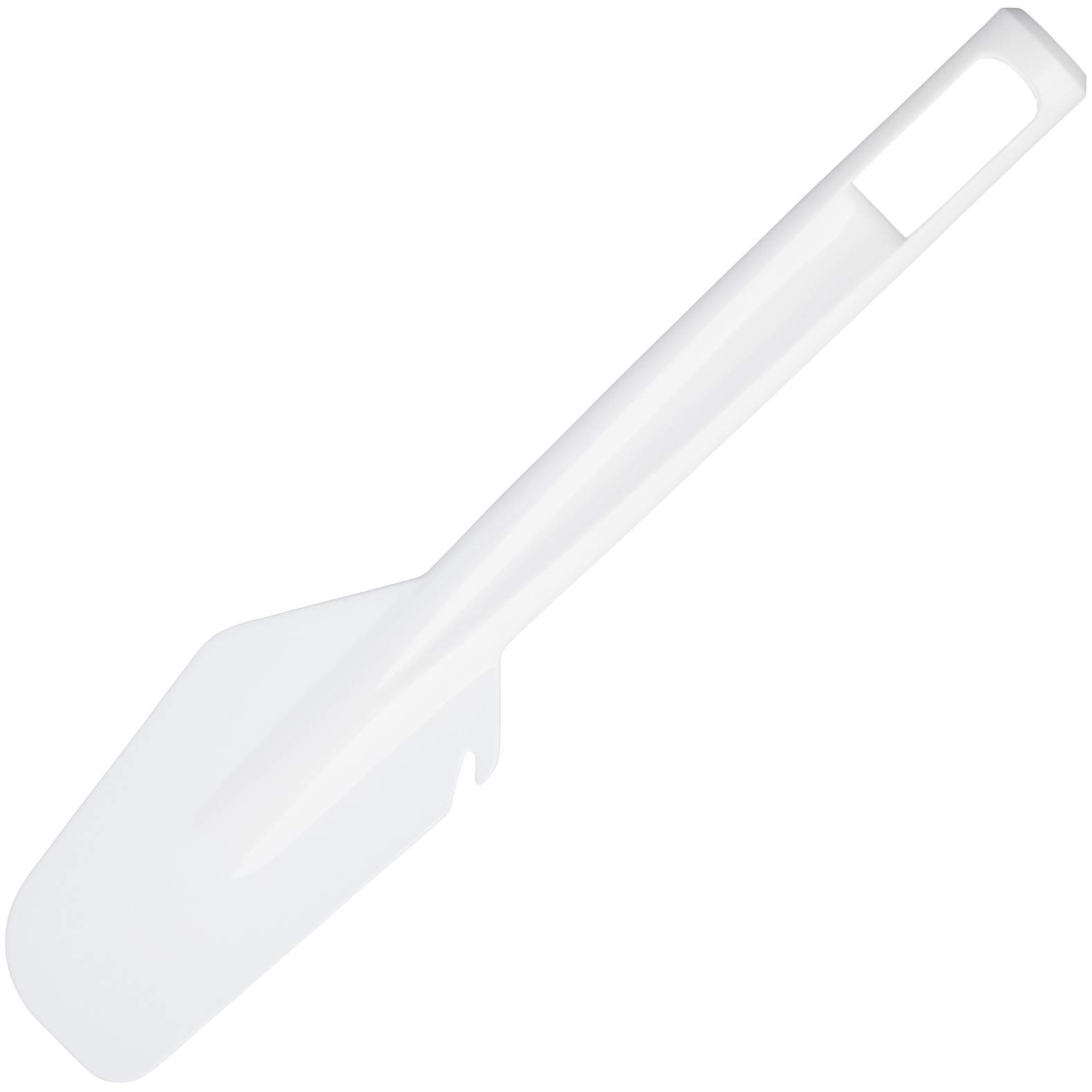 KitchenCraft Plastic Spatula, Flexible Bowl Scraper, for Cooking and Baking, 26.5 cm, White
