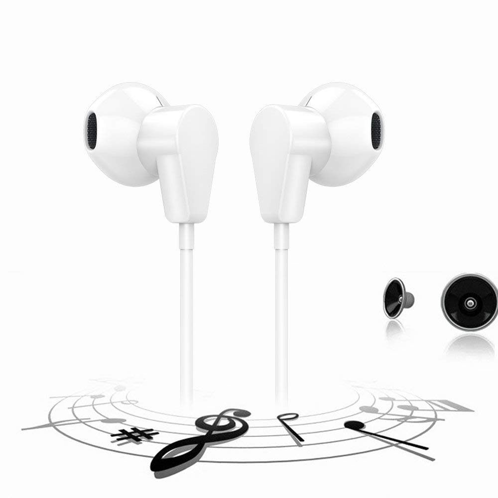 AXELECT 2pack Headphones Compatible for iPhone 6, 3.5 mm Earphones with Microphone Stereo Earbuds with Remote Noise Cancelling Headsets for Samsung Galaxy S8 S7 S6 and More Android Smartphones