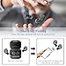 TIYOON TWS Touch Control Wireless Earbuds with Charging Case, Bluetooth 5.0 HiFi Stereo Bluetooth Headphones for Listening to Musics, Noise Cancelling in-Ear Earphone with Easy Paring, 20hrs Play Time