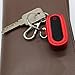Case for Go-Tcha, Go-Tcha Keychain, Go Tcha case Cover, Go- Tcha Accessories with Keychain Carabiner, Glitter Red. by Logity.