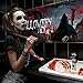 Fantech 86PCS Halloween Party Indoor Decorations, Halloween Window Stickers Clings Decals Horror Bloody Handprints＆Footprints Stickers Halloween Decor Vampire Zombie & Horror Bathroom Party Decorat