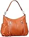 Heshe Women’s Leather Shoulder Handbags Cross Body Bags Hobo Totes Top Handle Bag Satchel and Purse for Ladies (Brown-H)