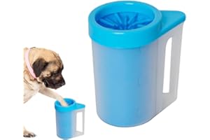 COMFPET Dog Paw Washer with Handle - Portable Fast Clean Foot Cleaner for Small, Medium, and Large Breed Pets
