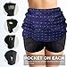 XrSzChic Womens Tennis Golf Skirt Athletic Exercise Printed Skorts Short Pocket