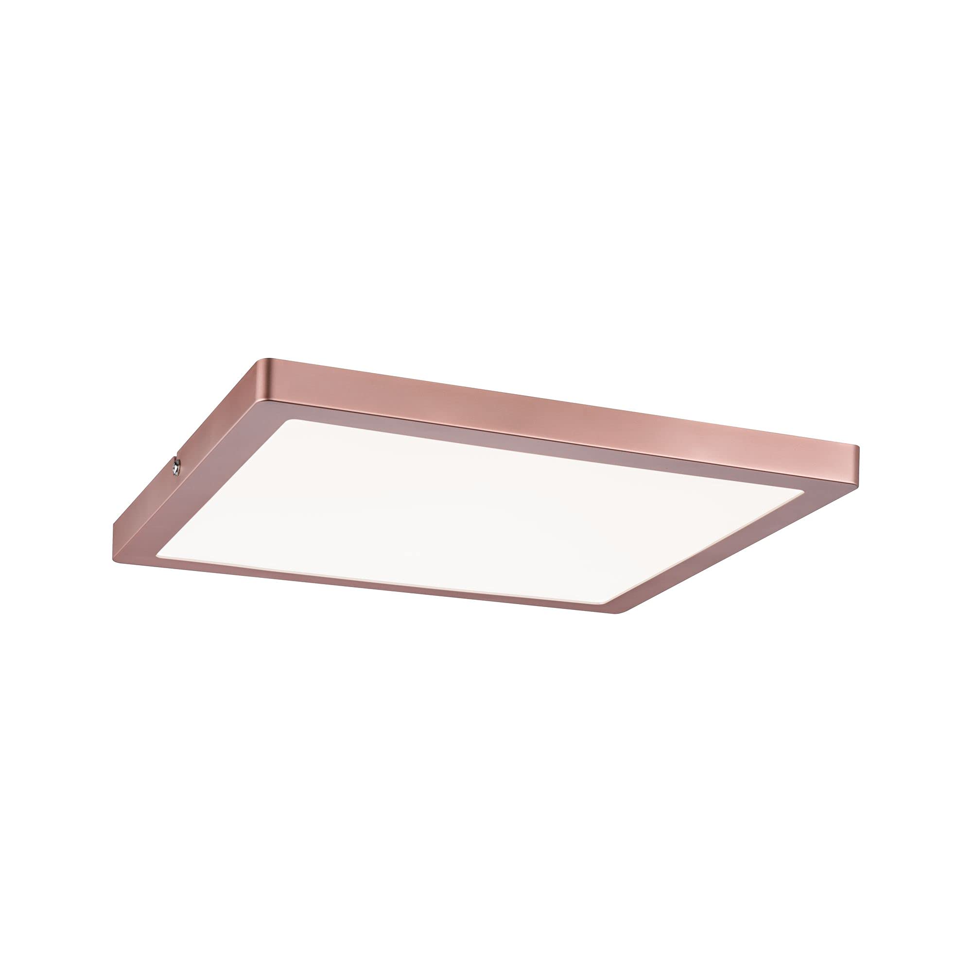 Paulmann 70941 LED Panel Atria 300x300mm neutral white rectangular incl. 1x20w ceiling luminaire rosé gold ceiling lamp plastic living room lamp 4000K