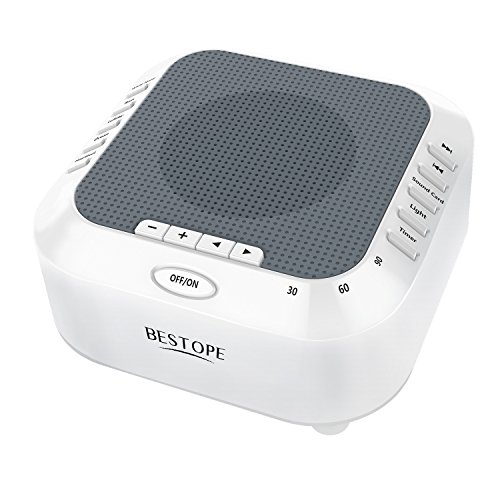 Bestope sound machine white noise sleep machine with ti…