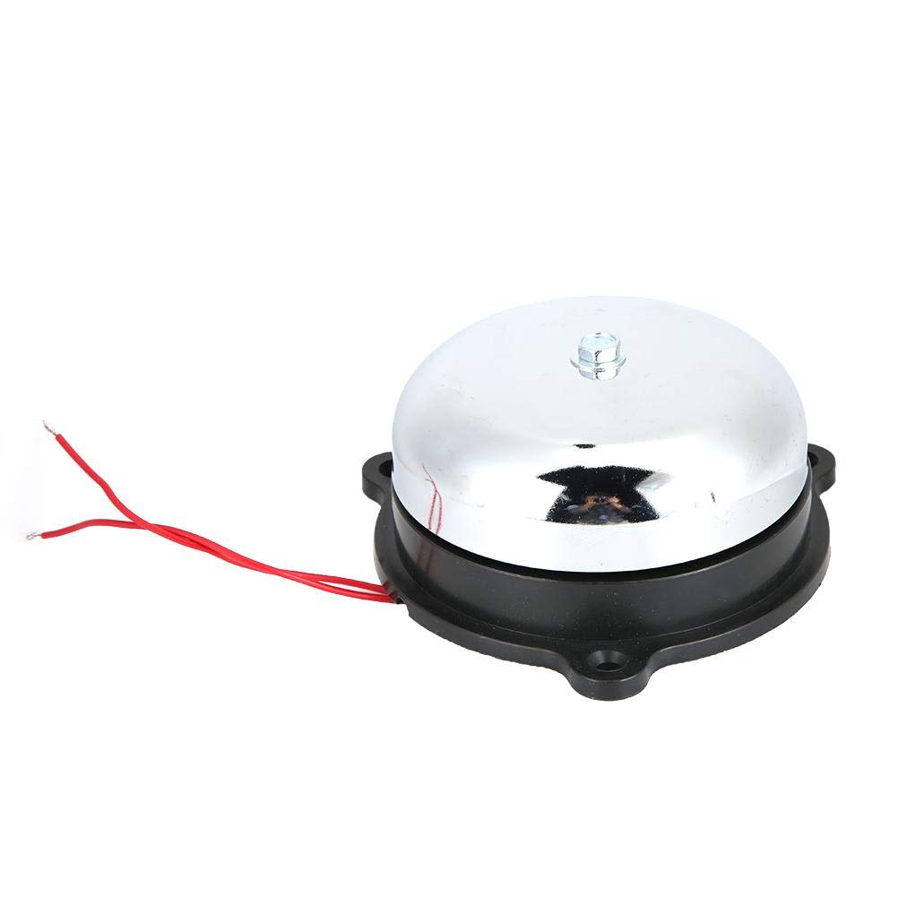 100mm 4in Electric Time Bell, No-Sparking Signal Alarm for School Factory Agencies, All Purpose Door Bell for Schools Fire Alarm(DC24V)