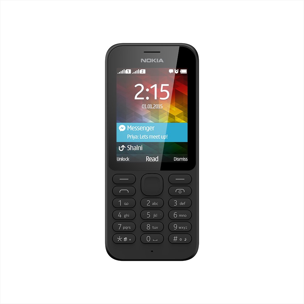 Nokia 215 Dual Sim Black Amazon In Electronics