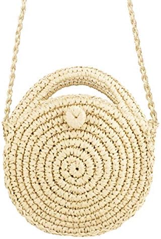 Airrioal Women Straw Crossbody Bag Summer Beach Weave Shoulder Bag