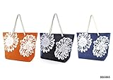 Ladies Womens Large Beach Shoulder Tote Shopping Bag Shopper Carrier Bag Flower