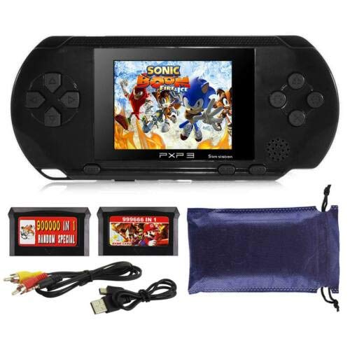 RONSHIN PXP3 Portable Handheld Built-in Video Game Gaming Console Player Retro Games Light Blue - Thumbnail 7