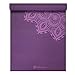 Gaiam Yoga Mat Premium Print Extra Thick Non Slip Exercise & Fitness Mat for All Types of Yoga, Pilates & Floor Workouts, Purple Mandala, 6mm