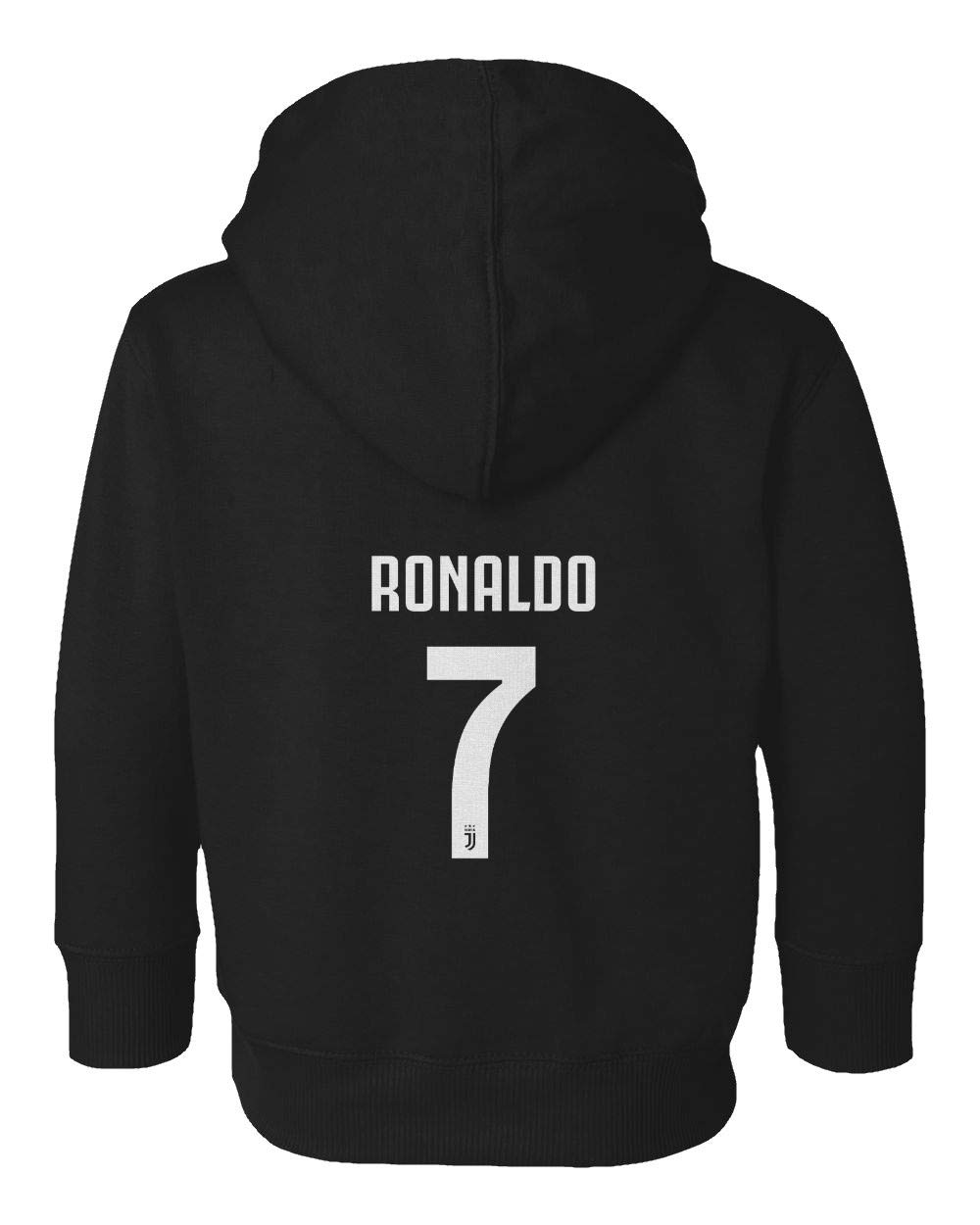 Spark Apparel New Soccer Shirt #7 Cristiano Ronaldo CR7 Little Kids Girls Boys Toddler Hooded Sweatshirt