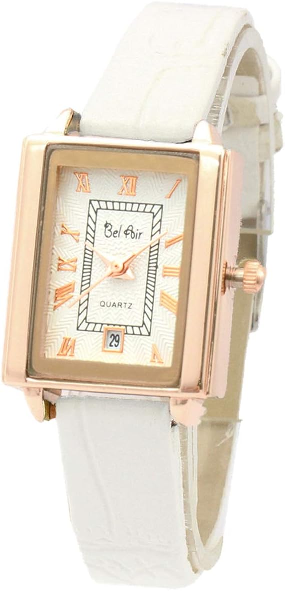 Amazon 腕時計 レディース 防水 レクタンギュラー シンプル ウォッチ Osd34 ゴールド ホワイト 腕時計 腕時計 通販