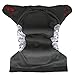 EcoAble Baby Charcoal Bamboo All-In-One AIO Cloth Diaper w/ Pocket, Size 10-35Lb (Cars)