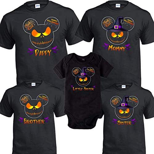 Halloween Family Black Shirt 
