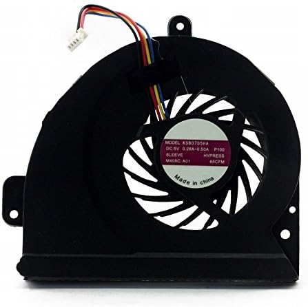Jibrael Laptop CPU Cooling Fan for Asus A43 A43S X53S K53S A53S K53SJ X53E P43SJ P53SJ