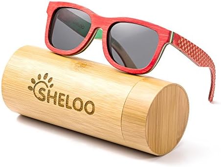 Bamboo Wood Polarized Sunglasses For Men&Women Retro Style 100% UV400