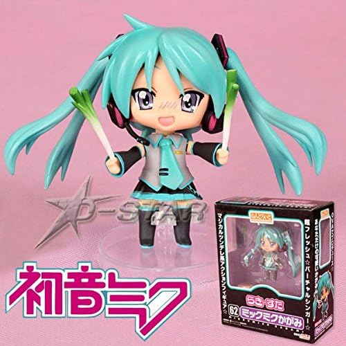 Flying Cola 4" Nendoroid Vocaloid Hatsune Miku With 3 Different Face Pvc Action Figure Set Model Collection Figure #62