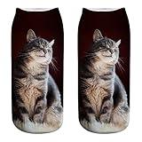 Malbaba Cute Casual Cotton Socks 3D Printing Medium