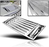 ZMAUTOPARTS Hummer H2 Hood Deck Vent Panel Handle Covers Trim ABS Chrome 5Pcs