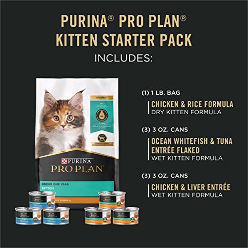 Purina Pro Plan Kitten Food Complete and Balanced Kitten Starter Kit