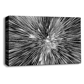 Black and White Energy Wave Pictures Home Wall...