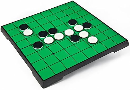 Reversi Game Set with Magnetic Folding Board