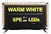 Bias Lighting for HDTV - Medium (78in / 2m) - 3500k Warm White - USB LED Backlight Strip for Flat Screen TV LCD, Desktop Monitors