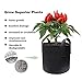 Gardzen 6-Pack 20 Gallon Grow Bags