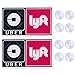 Uber Lyft Tips2 UBER Lyft REMOVABLE DECAL SIGN PLACARD
