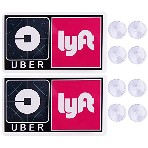 2 Kinds Of Uber Lyft Tips Headrest Reminder Decal Sign Car And 2 UBER