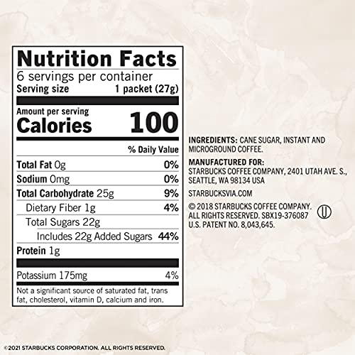 Starbucks VIA Instant Coffee Medium Roast Packets — Sweetened Iced