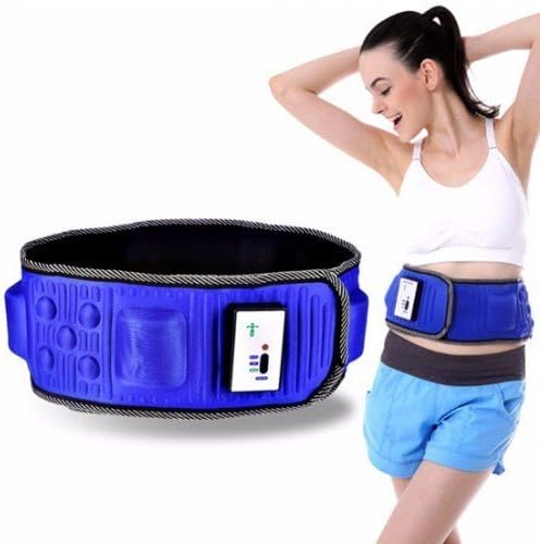 Dzqa Electric Body Slimming Belt Vibration Weight Loss Rejection Fat Massage Slimming Machine (L 1.3 Meter Long)