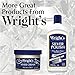 Wright's Brass and Copper Polish and Cleaner - 8 Ounce with Polishing Cloth - Gently Cleans and Removes Tarnish Without Scratching