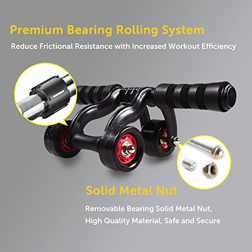 KANSOON-Ab-Roller-Wheel-Exercise-Equipment-34-Ab-Wheel-Innovative-Ergonomic-Abdominal-Roller-Ab-Workout-Equipment-Ab-Roller-for-Home-Gym-Ab-Machine-for-Ab-Trainer-Abs-Roller-with-Knee-Pad