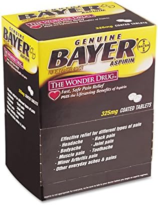 PFYBXBG50 UNITED STATIONERS C-BAYER PAIN RELIEVER 2PK 50/BOX