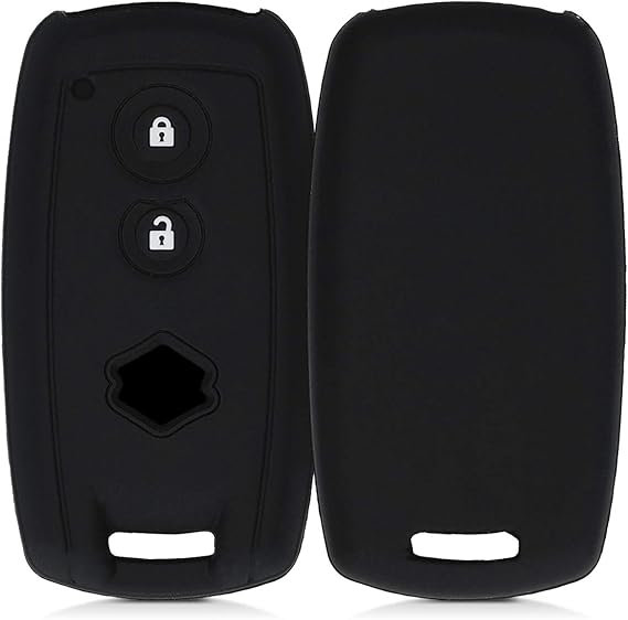 Custodia Telecomando Chiave Suzuki - Cover In Silicone TPU Bianco/Oro Per Modelli Con 2 Tasti - Foto 2