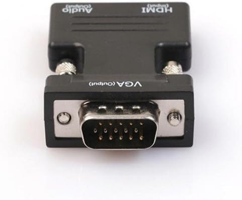 Tongshi HDMI hembra a VGA adaptador macho de alta definición con ...