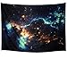Leofanger Galaxy Tapestry Wall Hanging Landscape Planet Tapestry Space Tapestry Moon Tapestry Milky Way Tapestry Night Starry Sky Tapestry Universe Tapestry Trippy Tapestry Psychedelic Wall Art