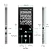 Bluetooth 4.0 MP3 Music Player, Dansrueus Portable 8GB Digital Audio Music Player with FM Radio/Recorder, Expandable up to 64 GB with HD Sound Quality Earphones (M05 Sliver)