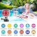 Prograce Kids Camera Underwater Waterproof Camera Camcorder for Boys Girls 4X Digital Zoom 3-Level Volume Adjustment(Red)