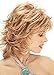 B-G Synthetic Hair Short Curly Full Wig for Women, Gold (WIG046)