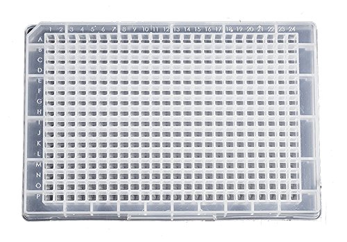 SiO2 Medical Products 810004-080-01 Ultra-Low Binding Deep Well Plate, 384 Wells, 120 µL Volume, Polypropylene (Pack of 80)