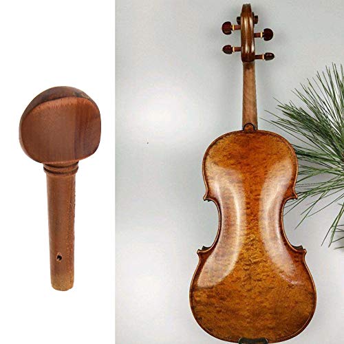 Creative-Idea 4pcs Violin Fiddle Tuning Peg Set 4/4 Size Wooden Replacement Jujube Wood