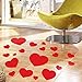 Valentines Day Heart Floor Decals Stickers Valentine Decorations for Home Party Wedding Anniversary Classroom Floor Decor