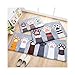 Huluwa Door Mat, Cute Cartoon Floor Mat Entry Carpet, Bathroom Absorbent Mat, Bedroom Area Rug Entrance Mat, Cat Palm, 23.6