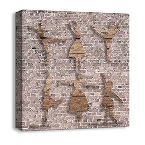 Canvas Wall Art Wood Feature Abstract...