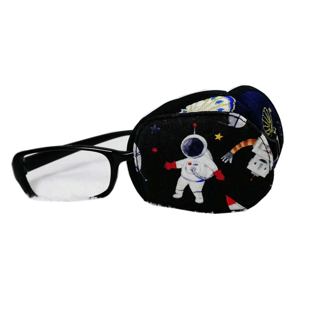 FANCYPUMPKIN Creative Cartoon Eye Patch Single Glasses Cover Lazy Eye Amblyopia Treatment for Kids(Left Eye), C
