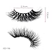 KellyRoom Mink Fur False Eyelashes Dramatic Fluffy Natural Long Fake Lashes 4 Pairs Pack